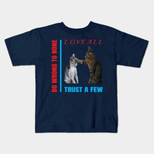 Love All Trust A Few Cute Design Kids T-Shirt